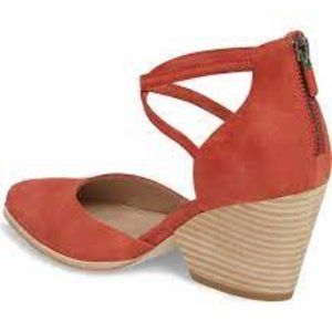 Eileen Fischer Tilda Heel 7.5 Spiced Suede